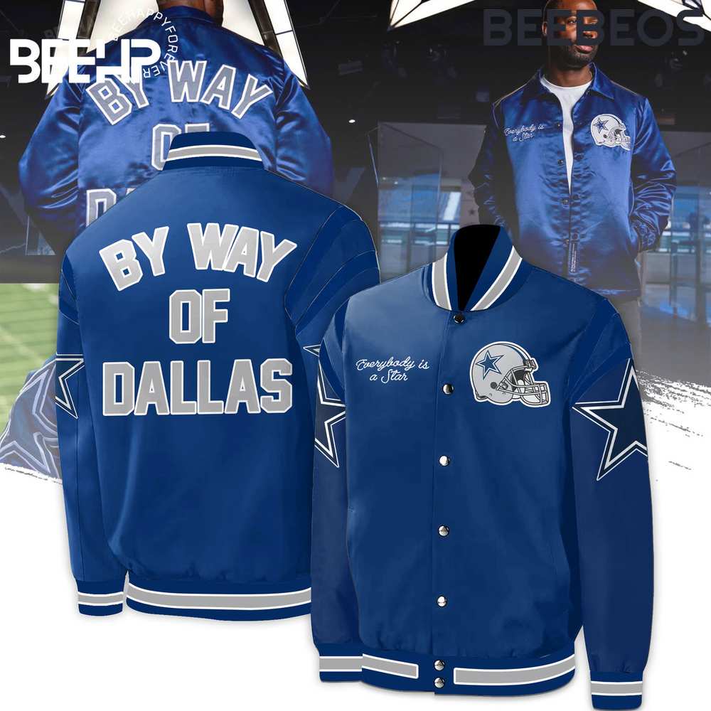 By Way of Dallas x Dallas Cowboys Baseball Jacket