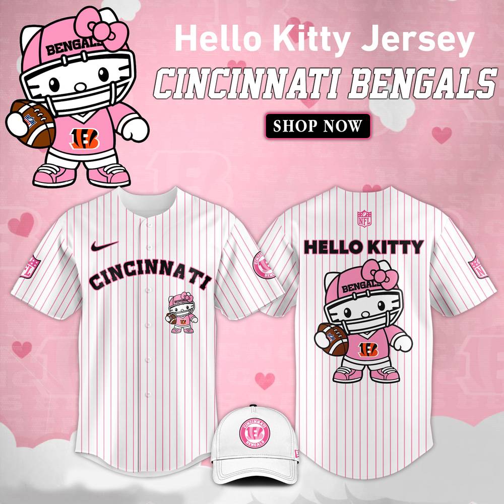 Cleveland Browns NFL Hello Kitty Stripes Jersey