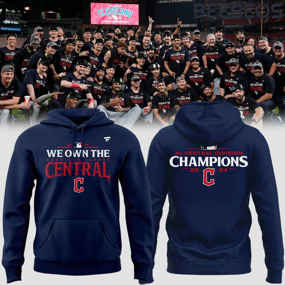 Cleveland Guardians AL Central Champs 2024 Hoodie Pants Cap