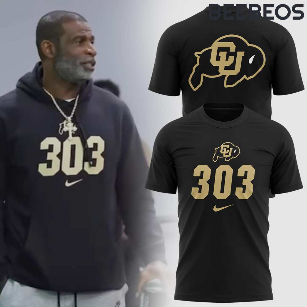 Colorado Buffaloes Deion Sanders Black Tee