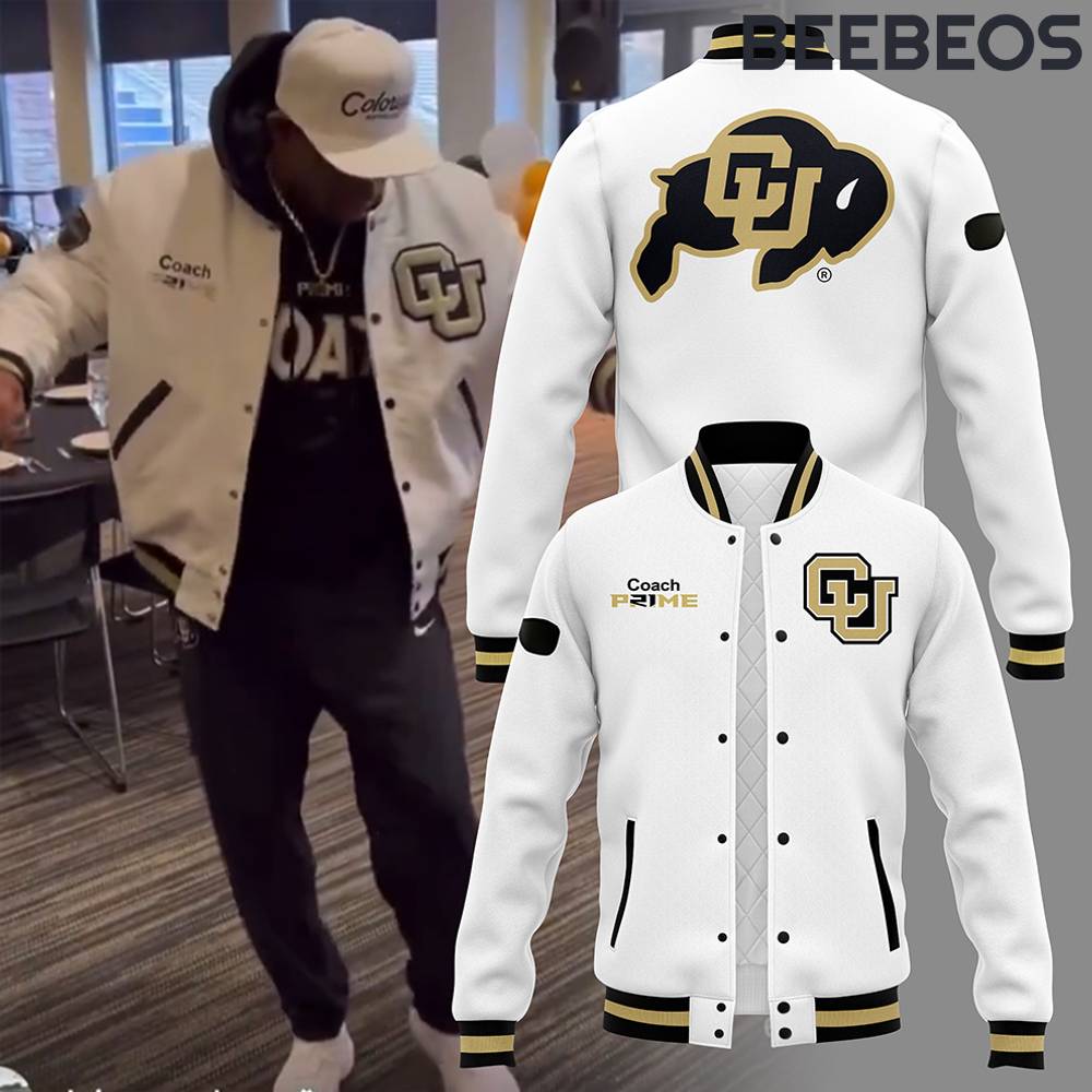 Colorado Buffaloes Football Coach Prime Baseball Jacket