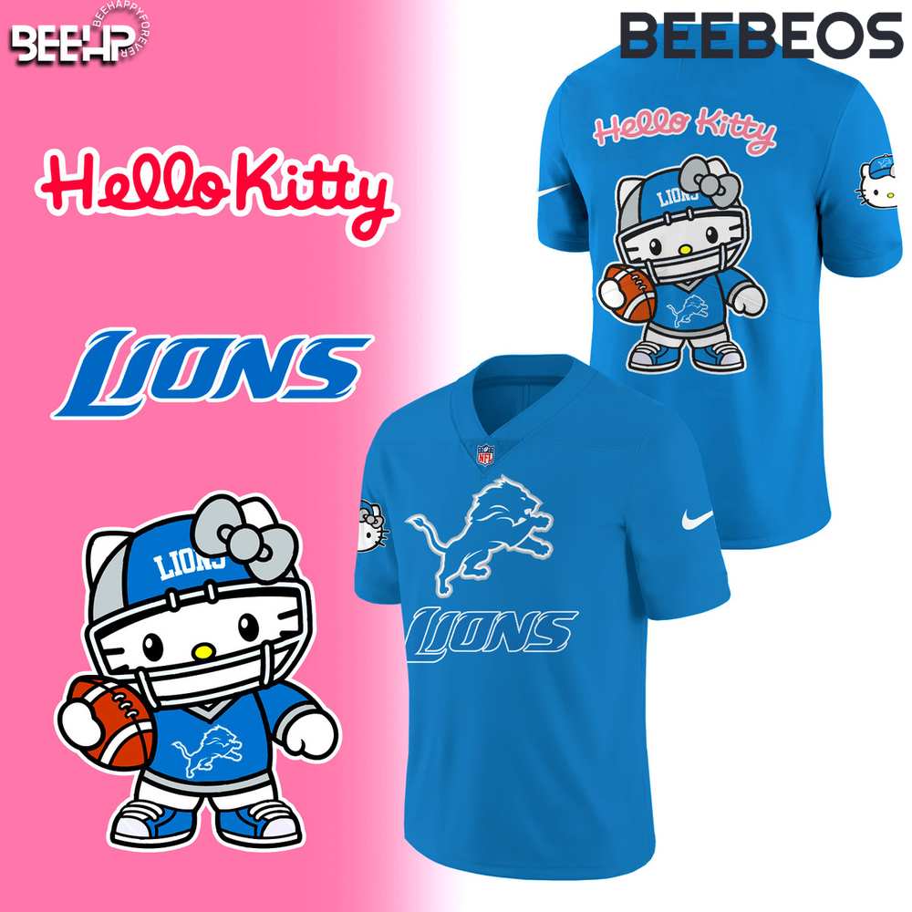 Detroit Lions NFL Hello Kitty Football Jersey