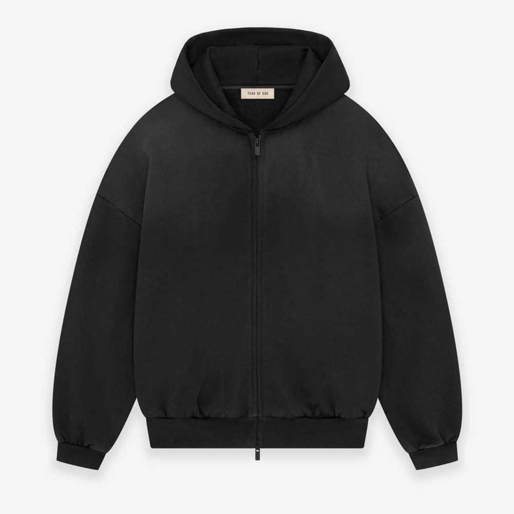 Fear of God Zip Up Hoodie Black