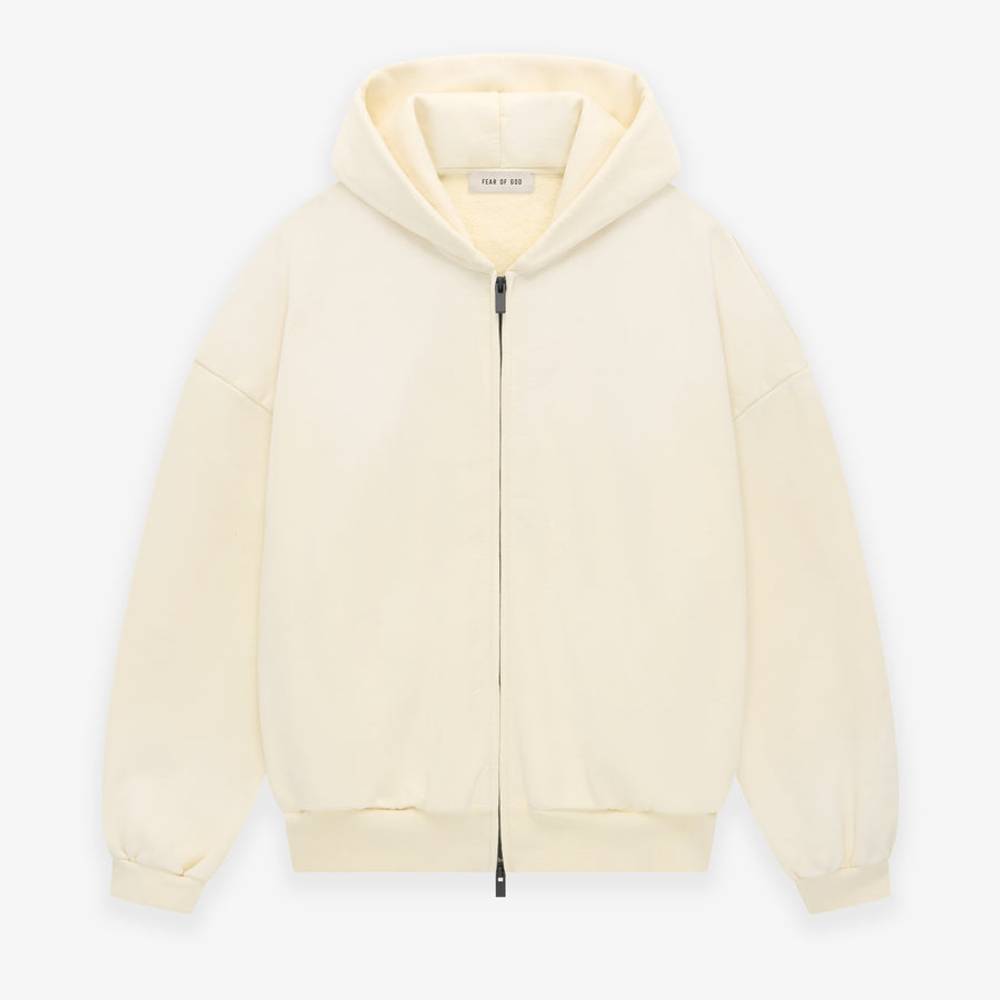 Fear of God Zip Up Hoodie Cream