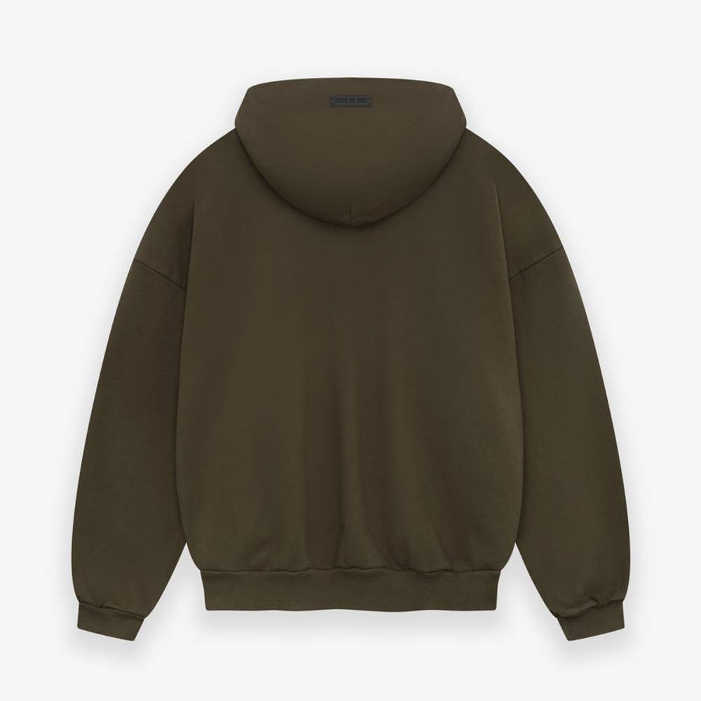 Fear of God Zip Up Hoodie Olive