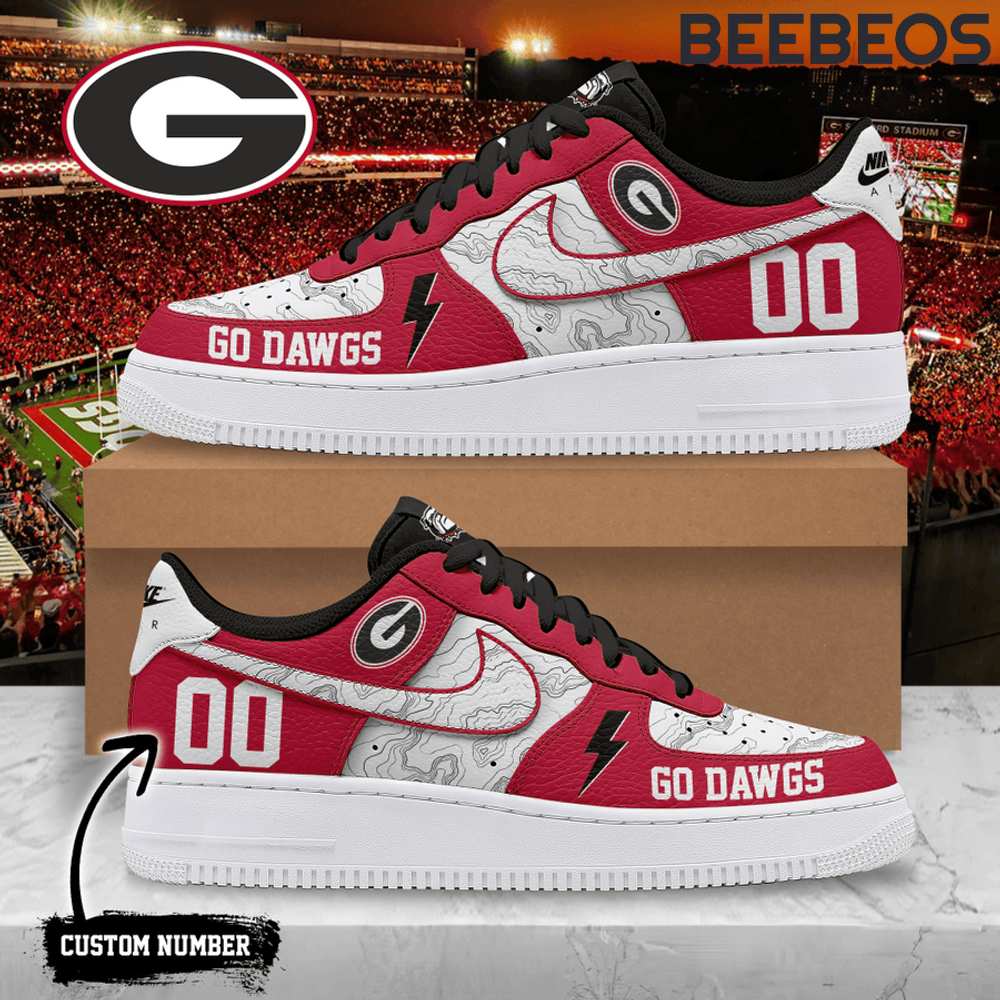 Georgia Bulldogs Go Dawgs Personalized Air Force 1