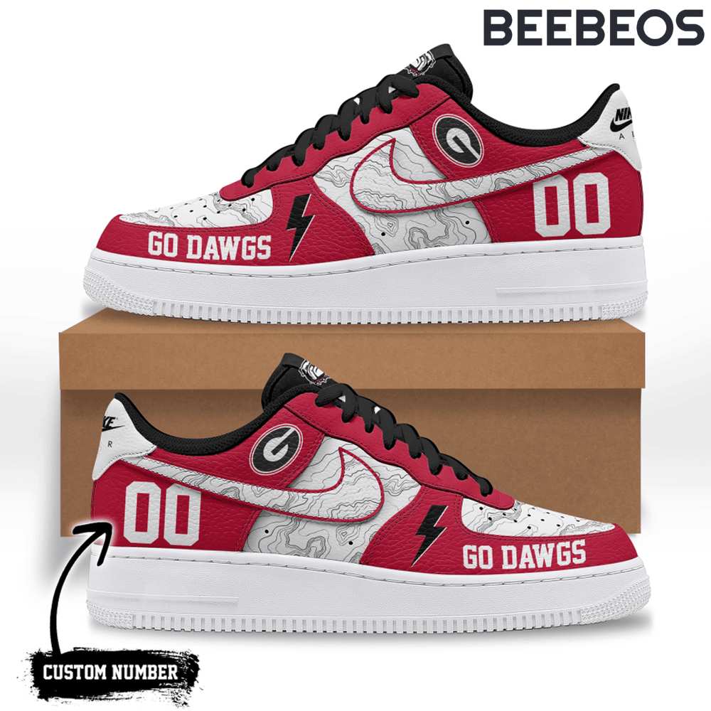 Georgia Bulldogs Go Dawgs Personalized Air Force 1