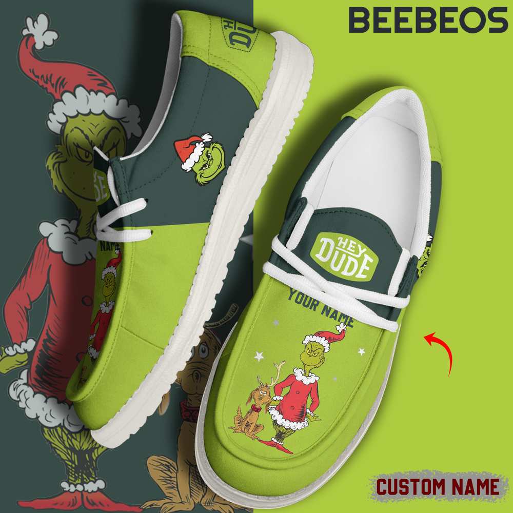 Grinch Deer Christmas HD Shoes