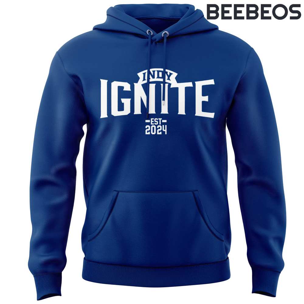 Indy Ignite Pro Volleyball 2024 Navy Hoodie