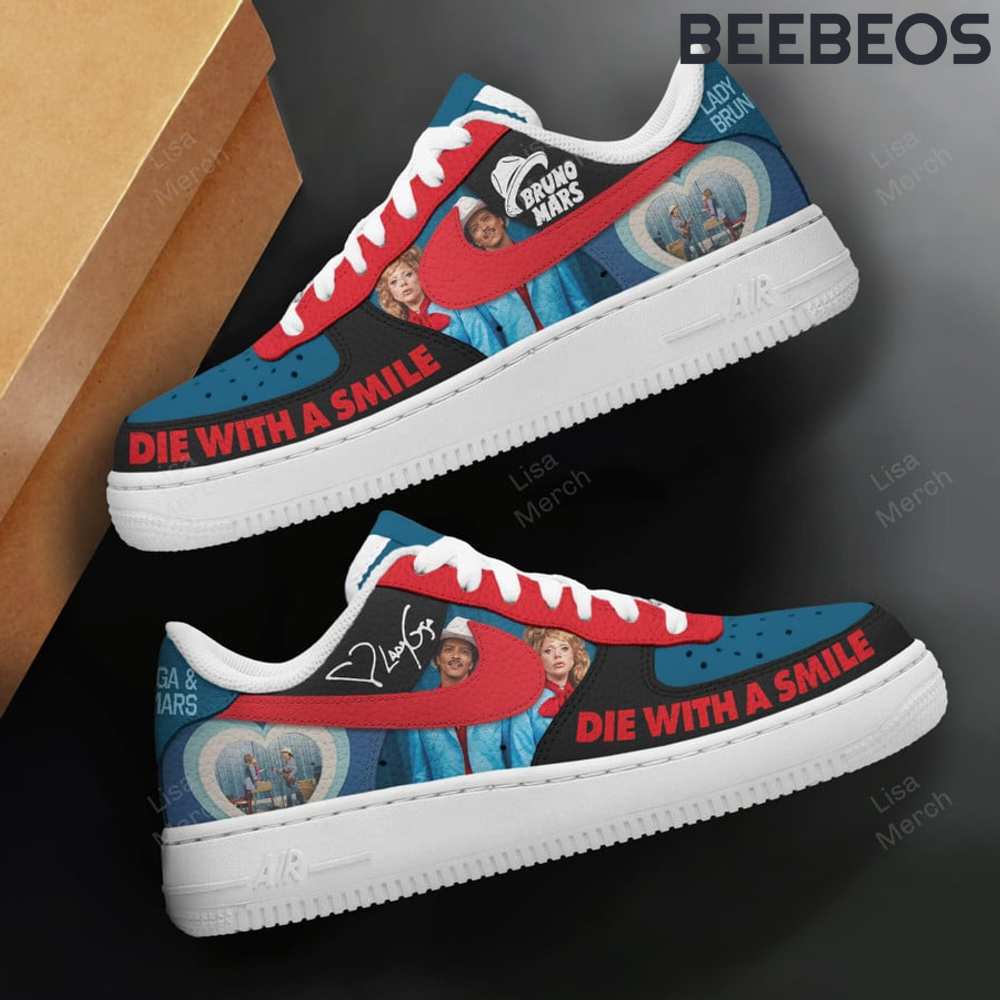 Lady Gaga x Bruno Mars Die With A Smile Air Force 1