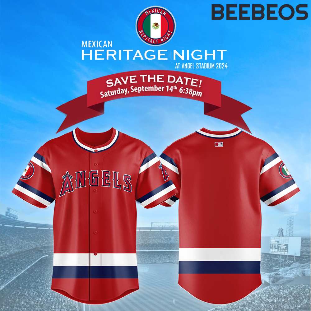 Los Angeles Angels Mexico Heritage Night Baseball Jersey