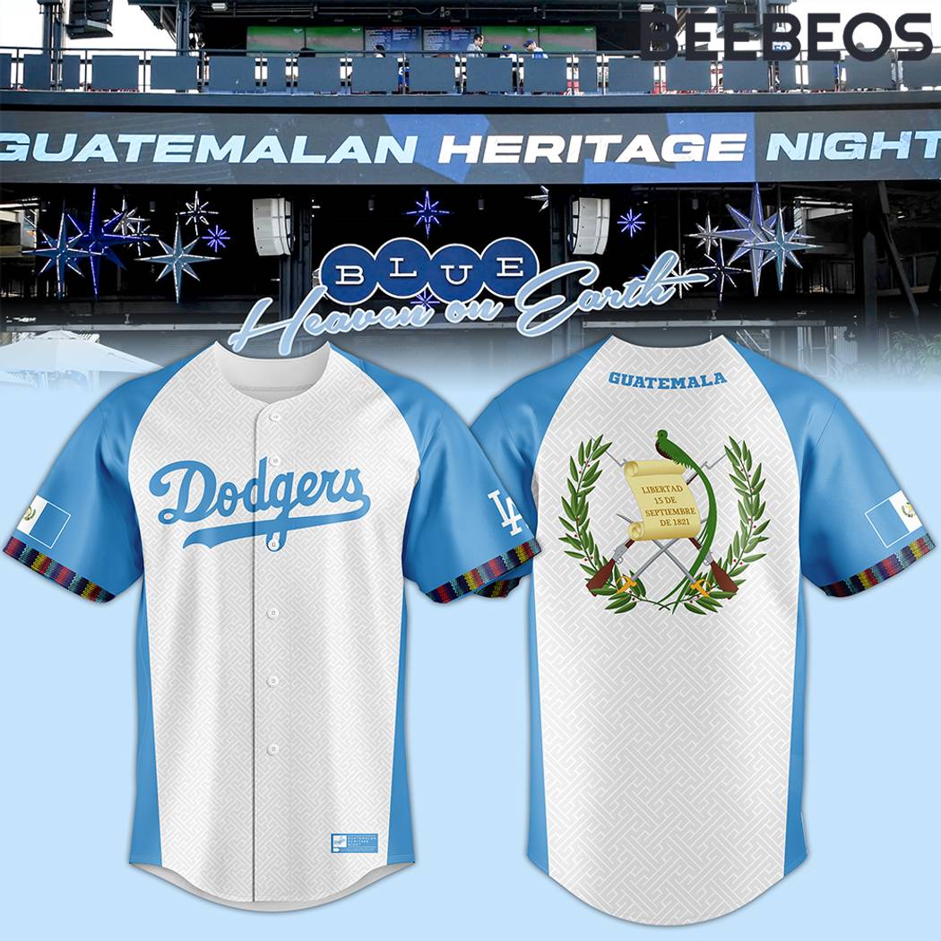 Los Angeles Dodgers Salvadoran Heritage Night Baseball Jersey