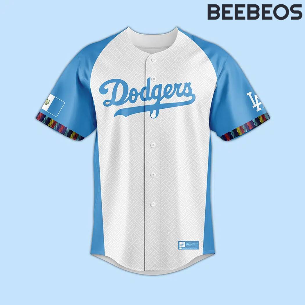 Los Angeles Dodgers Guatemalan Heritage Night Baseball Jersey