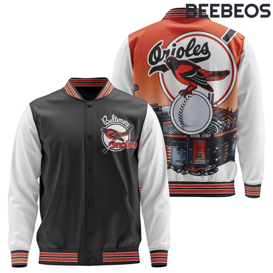 MLB Baltimore Orioles Vintage Baseball Jacket