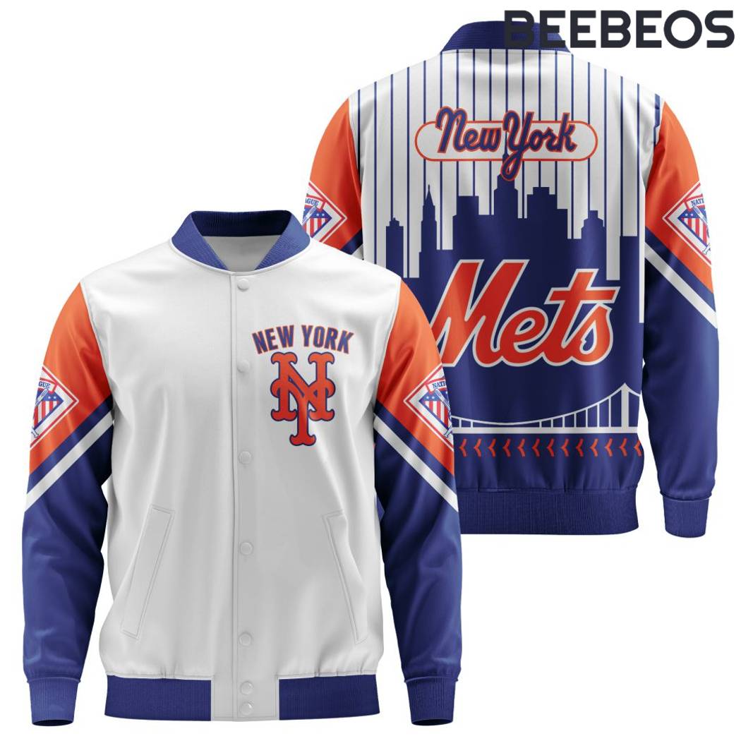 MLB New York Mets Vintage Baseball Jacket