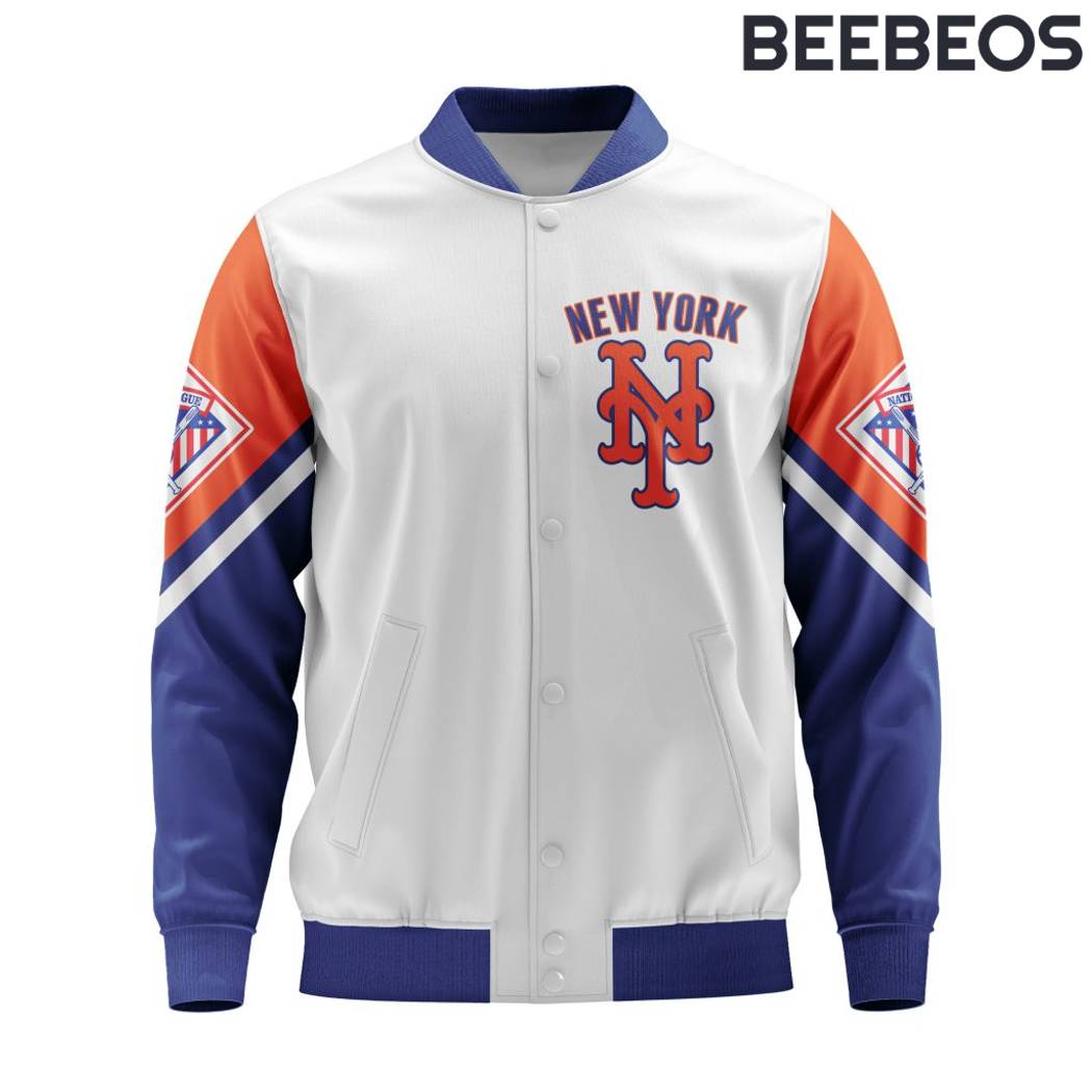 MLB New York Mets Vintage Baseball Jacket