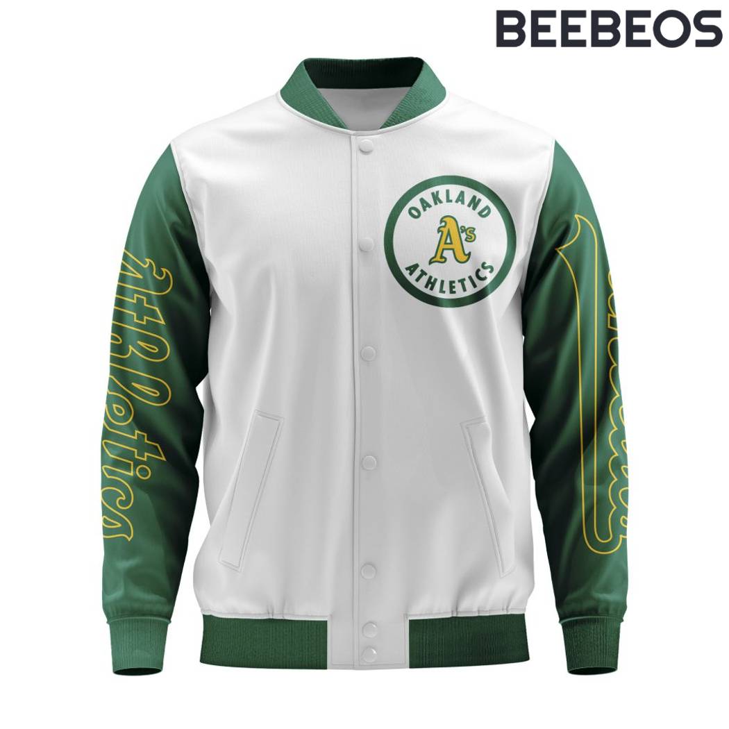 MLB Oakland Athletics Vintage Baseball Jacket