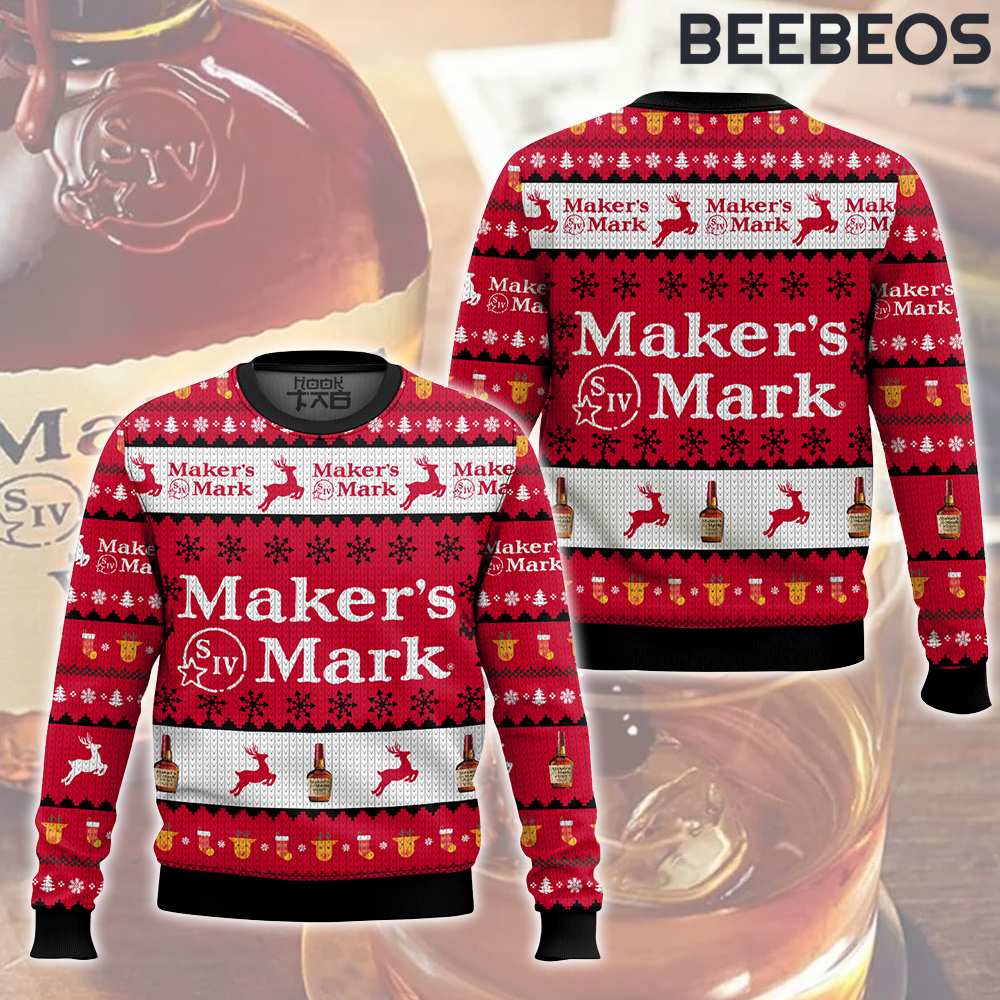 Maker’s Mark Ugly Christmas Sweater