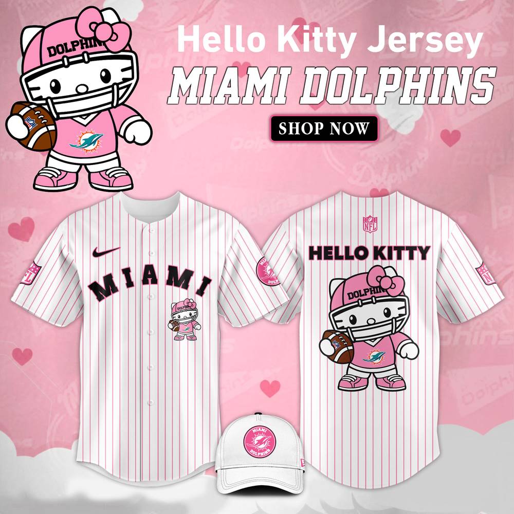 Los Angeles Rams NFL Hello Kitty Stripes Jersey