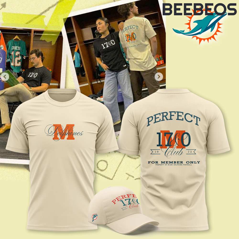 Miami Dolphins “The Perfect 17&0 Club” Shirt