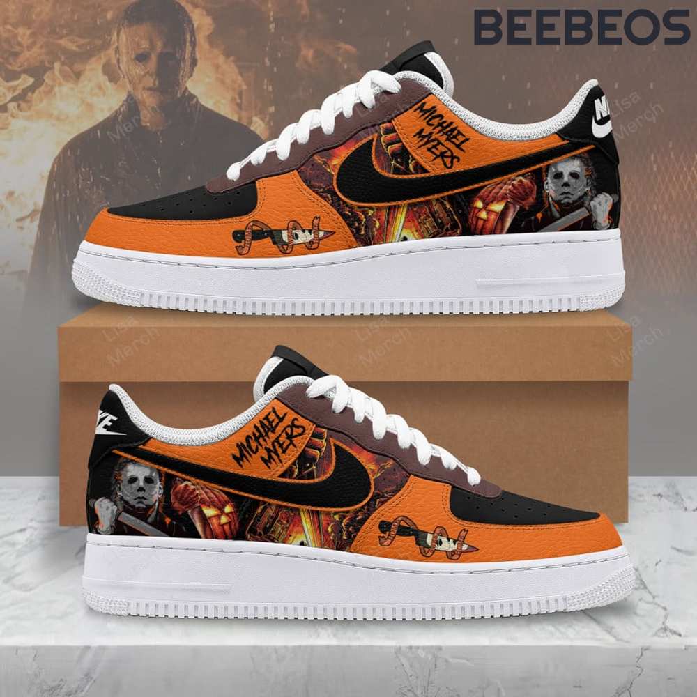 Michael Myers Horror Movie Orange Air Force 1