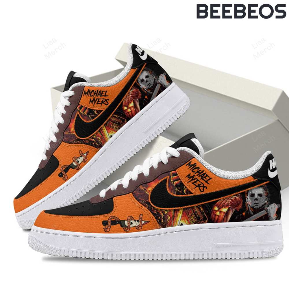 Michael Myers Horror Movie Orange Air Force 1