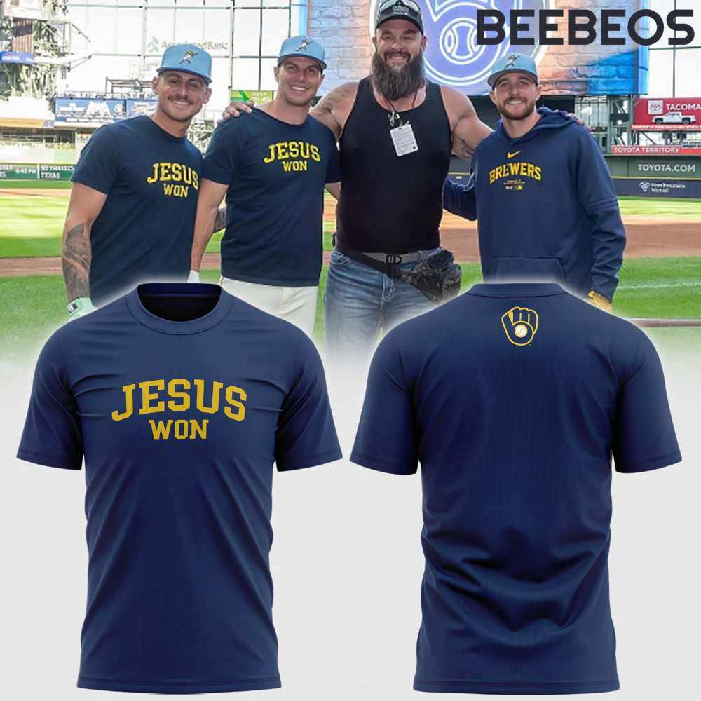 Milwaukee Brewers Jesus Won Tee