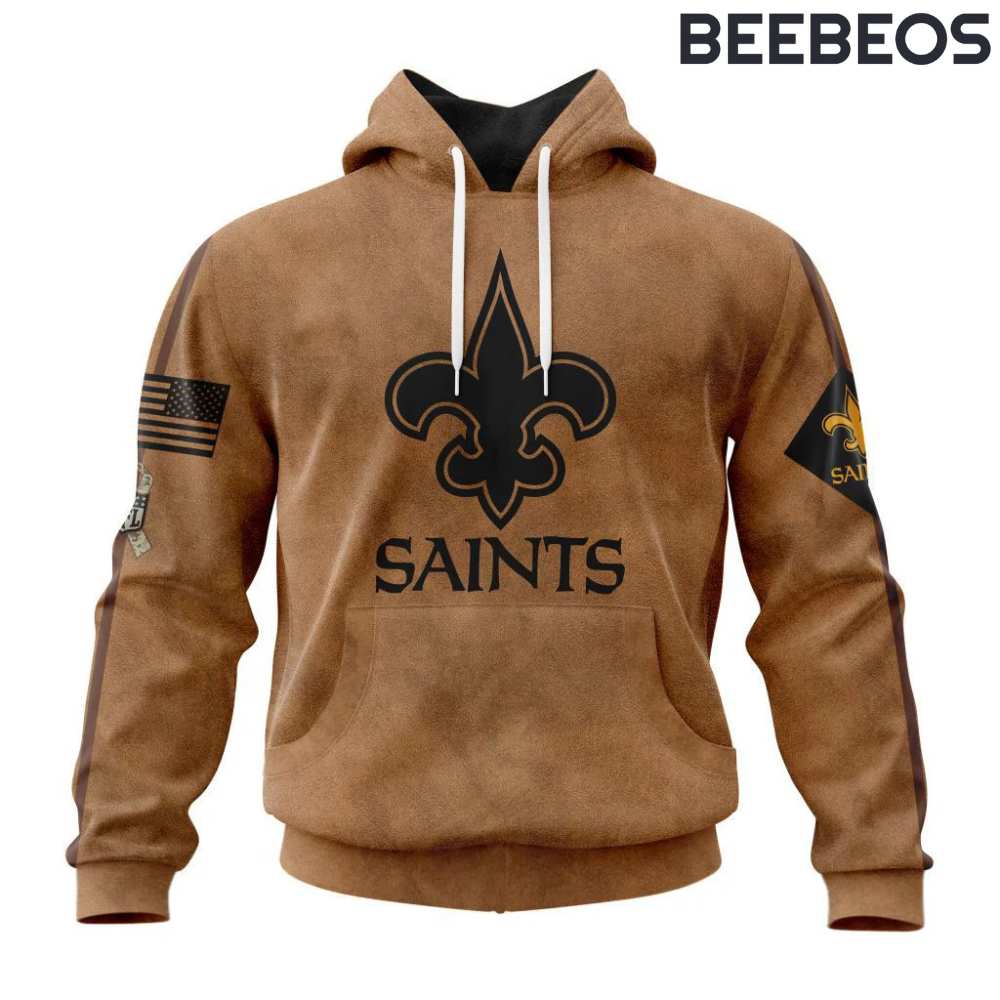 New Orleans Saints Salute To Service Veterans Day Hoodie