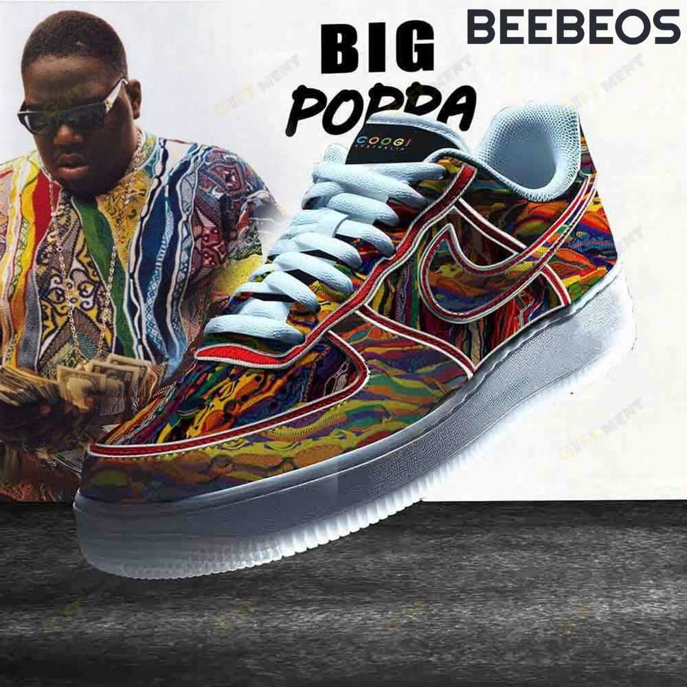 Notorious BIG Poppa Air Force 1 Sneaker