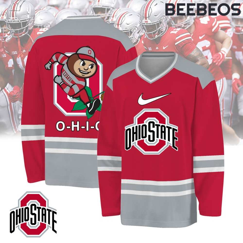 Ohio State Buckeyes NCAA Hockey Jersey