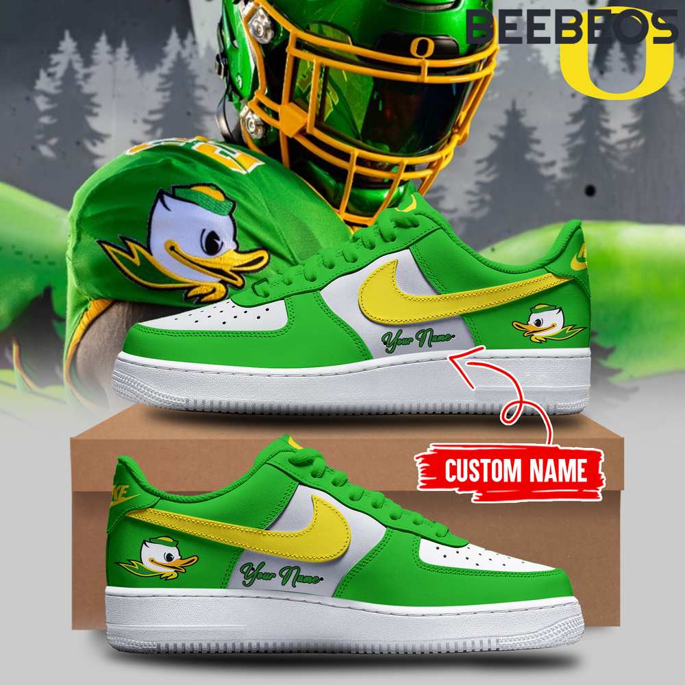 Oregon Ducks Gang Green Big10 Air Force 1