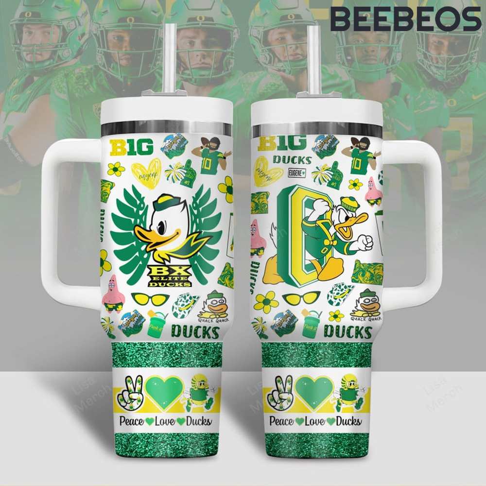 Oregon Ducks Peach Love Ducks Stanley Cup