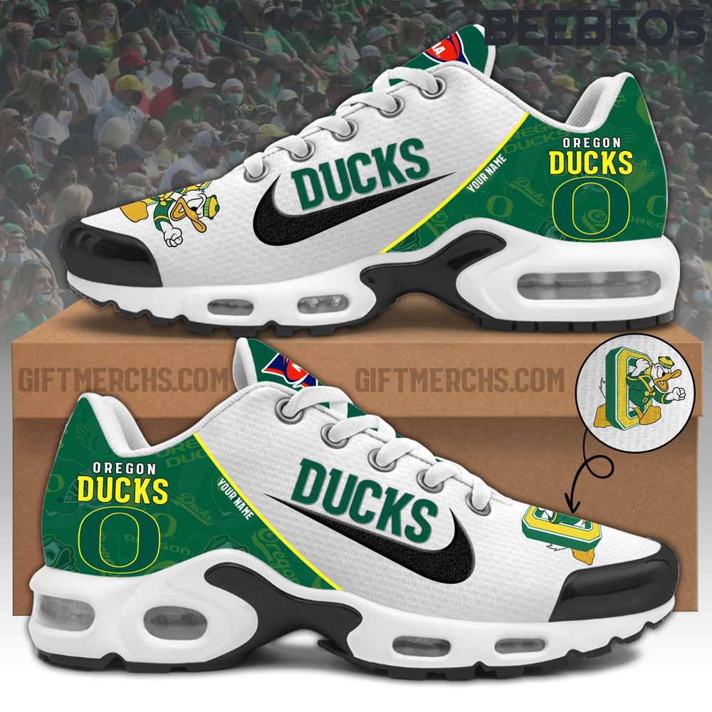 Oregon Ducks Personalized Air Max Shoes