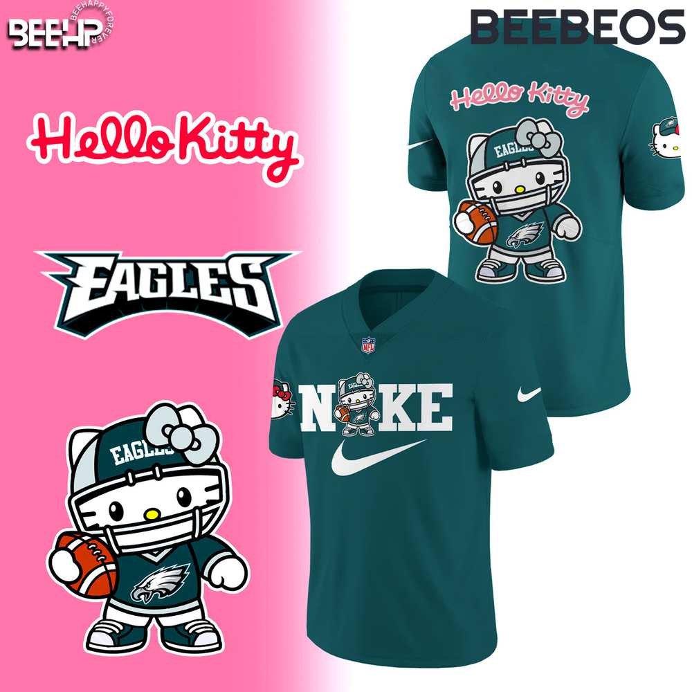 Philadelphia Eagles Hello Kitty Football Jersey