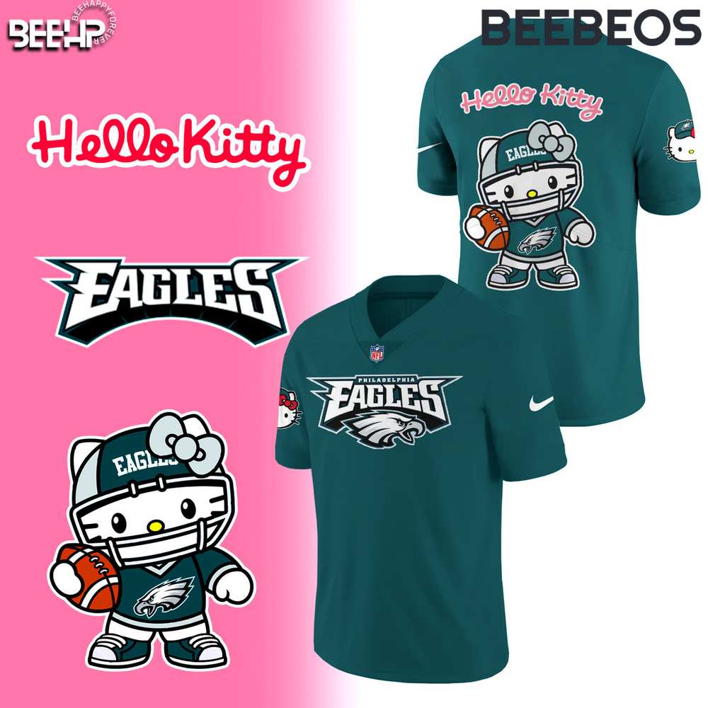 Philadelphia Eagles NFL Hello Kitty Football Jersey