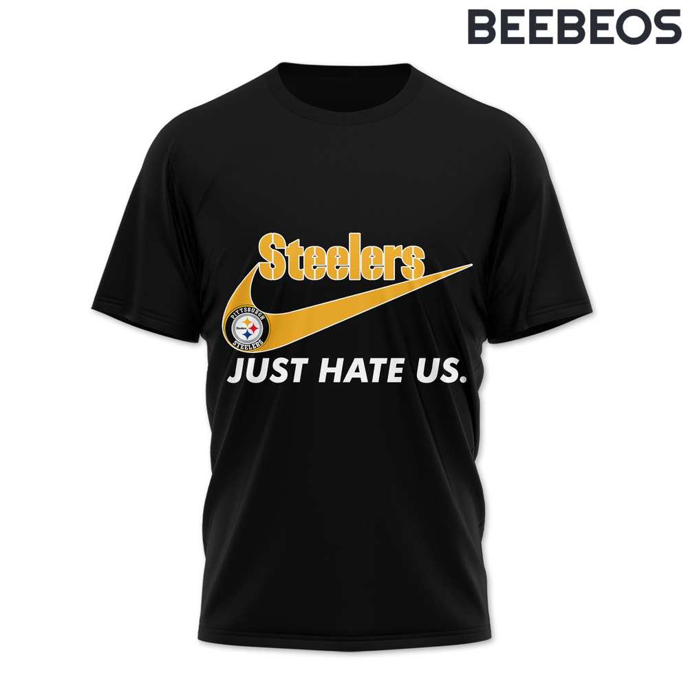 Pittsburgh Steelers Just Hate Us Snoopy T-Shirt