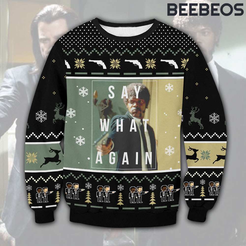 John Wick Jesus Ugly Christmas Sweater