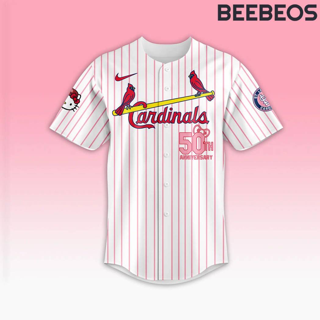 St. Louis Cardinals x Hello Kitty Night 50th Anniversary Jersey