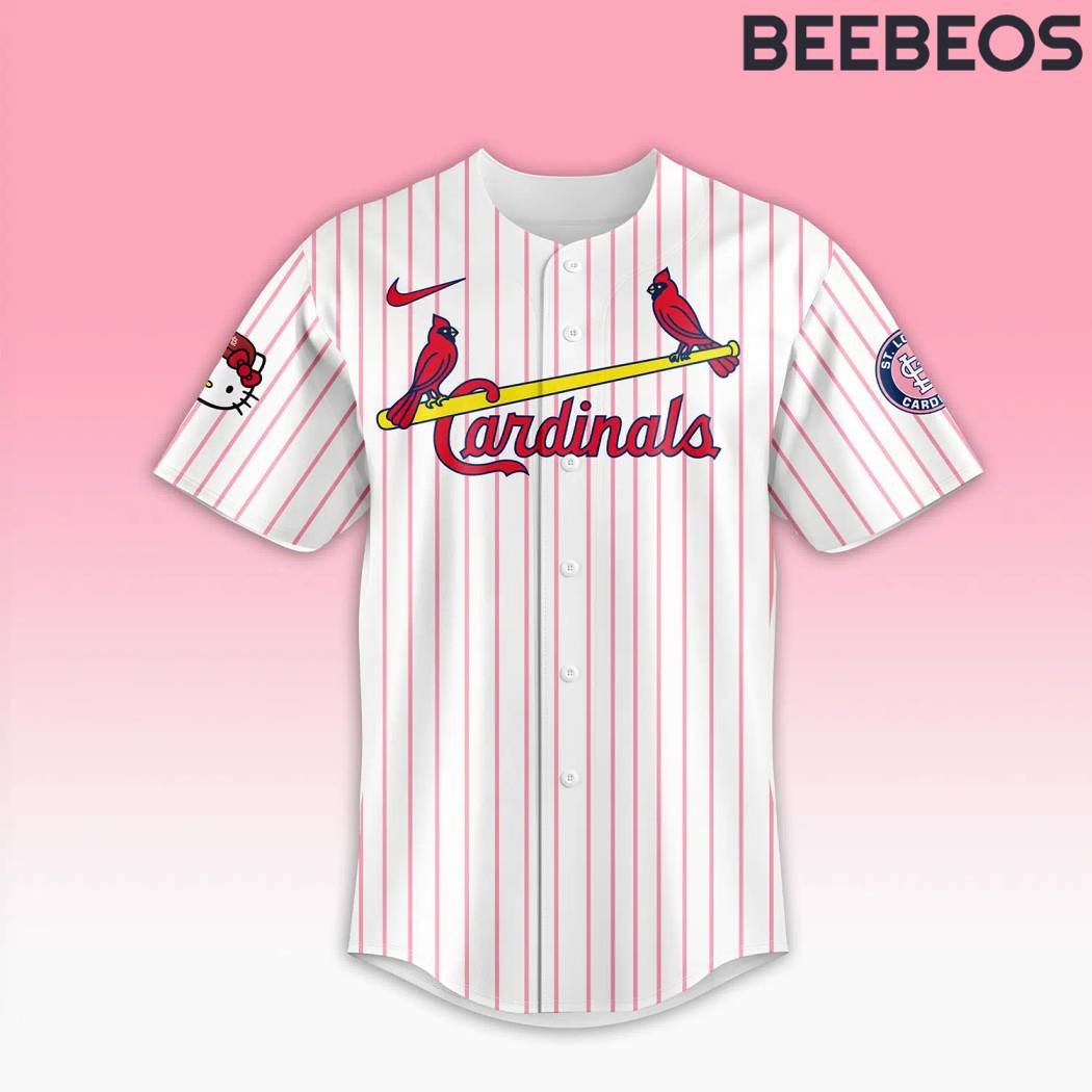 St. Louis Cardinals x Hello Kitty Night Baseball Jersey