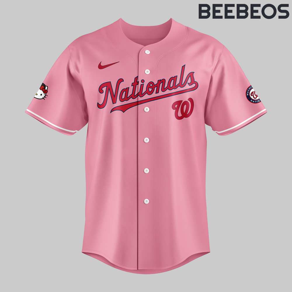 Washington Nationals x Hello Kitty Pink Jersey