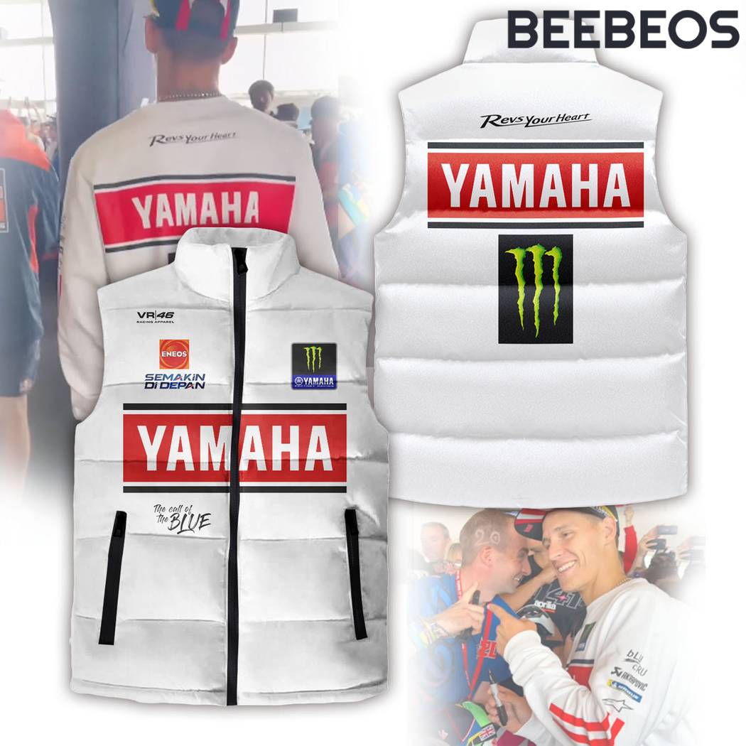 Yamaha Motor Racing x 75th MotoGP Sleeveless Puffer Down Jacket