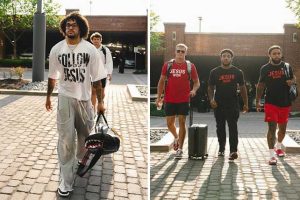 Michigan fans praise Ohio State football players for wearing Jesus shirts to fall camp