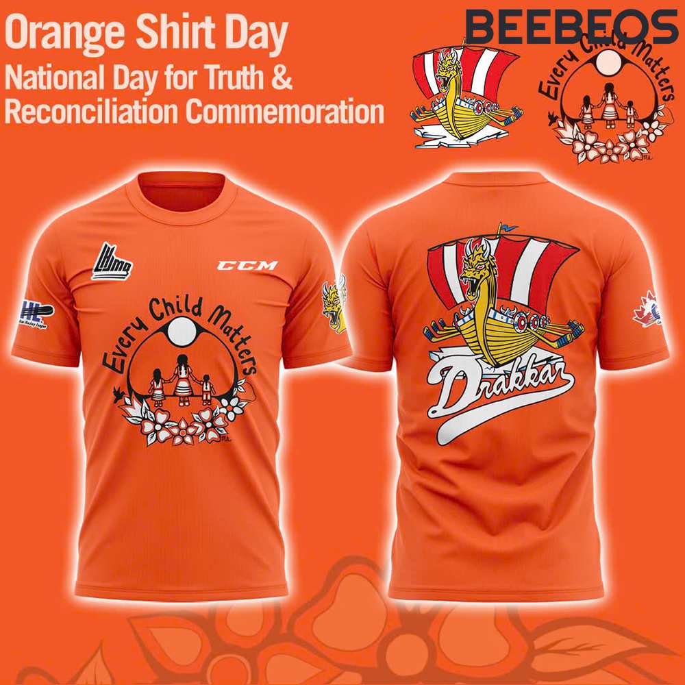 Baie-Comeau Drakkar Orange Shirt Day Tee