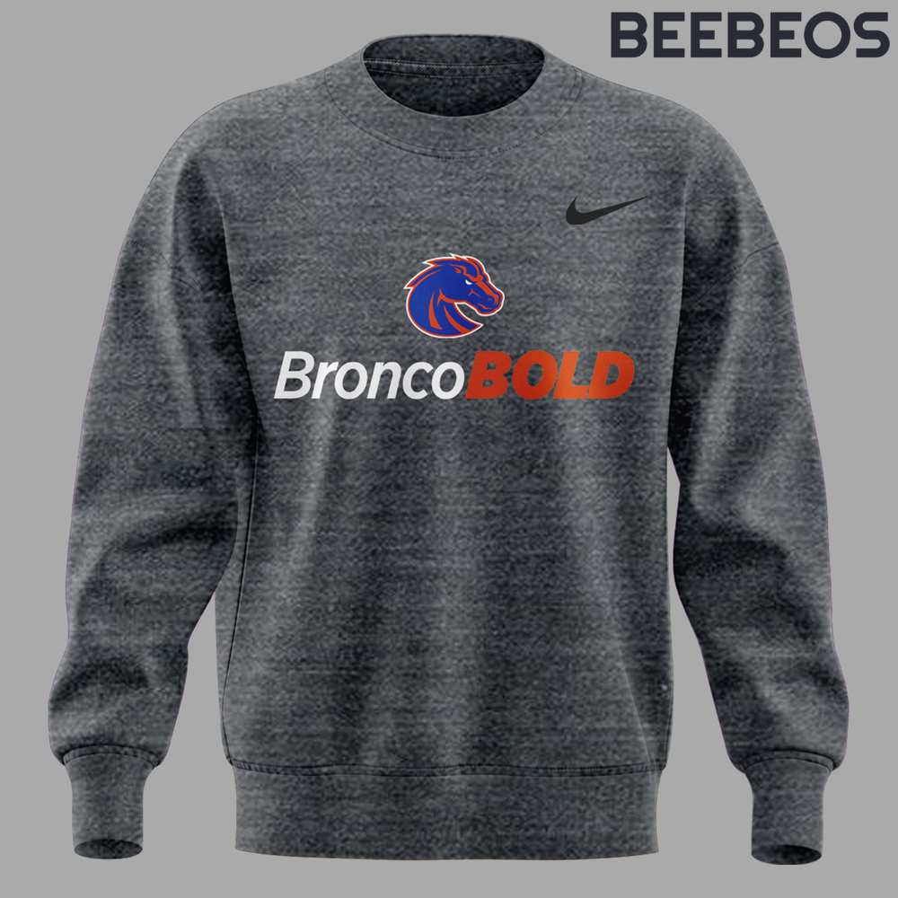 Boise State Broncos Mental Health Matters Grey Sweatshirt