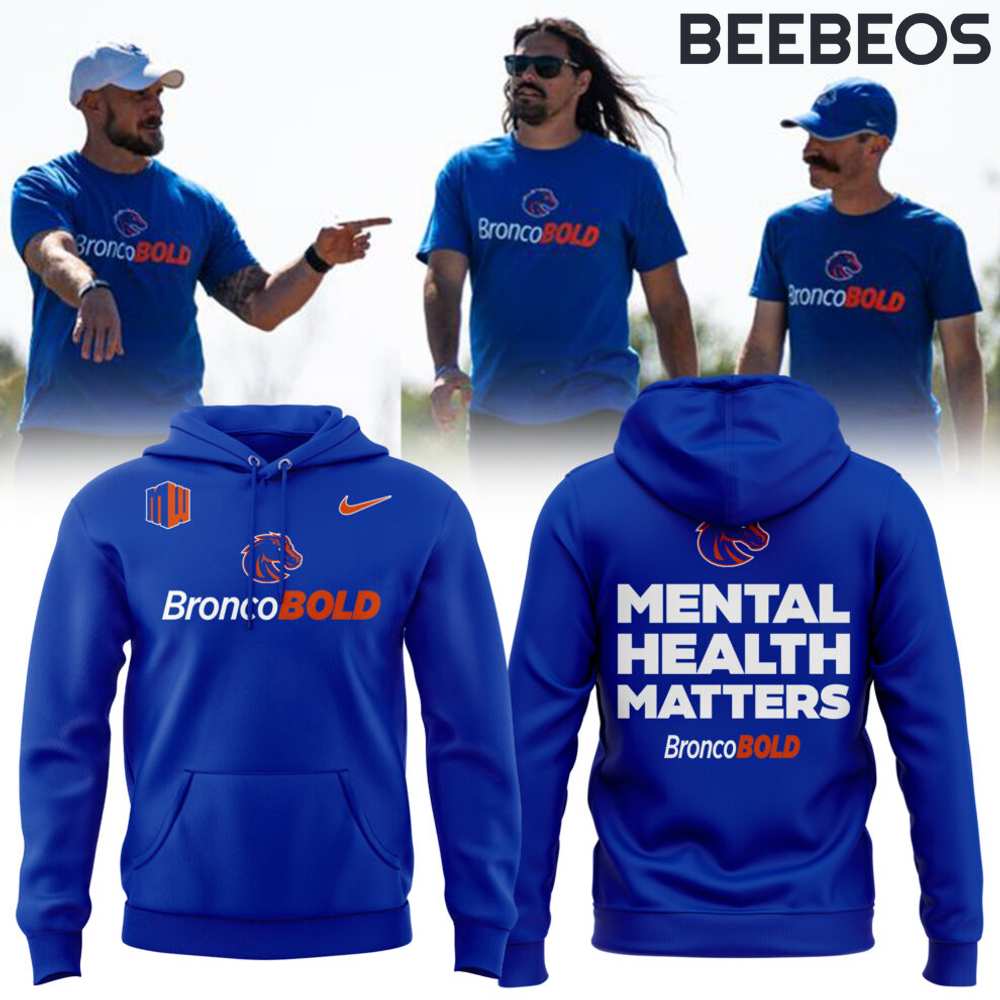 Boise State Broncos Mental Health Matters Hoodie