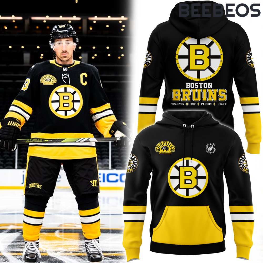 Boston Bruins Centennial Game Hoodie