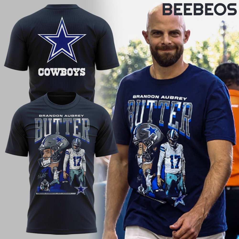 Brandon Aubrey Butter Dallas Cowboys T-Shirt