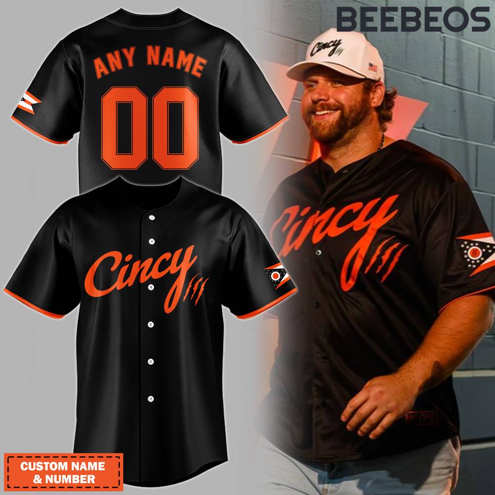 Cincinnati Bengals Cincy Baseball Jersey