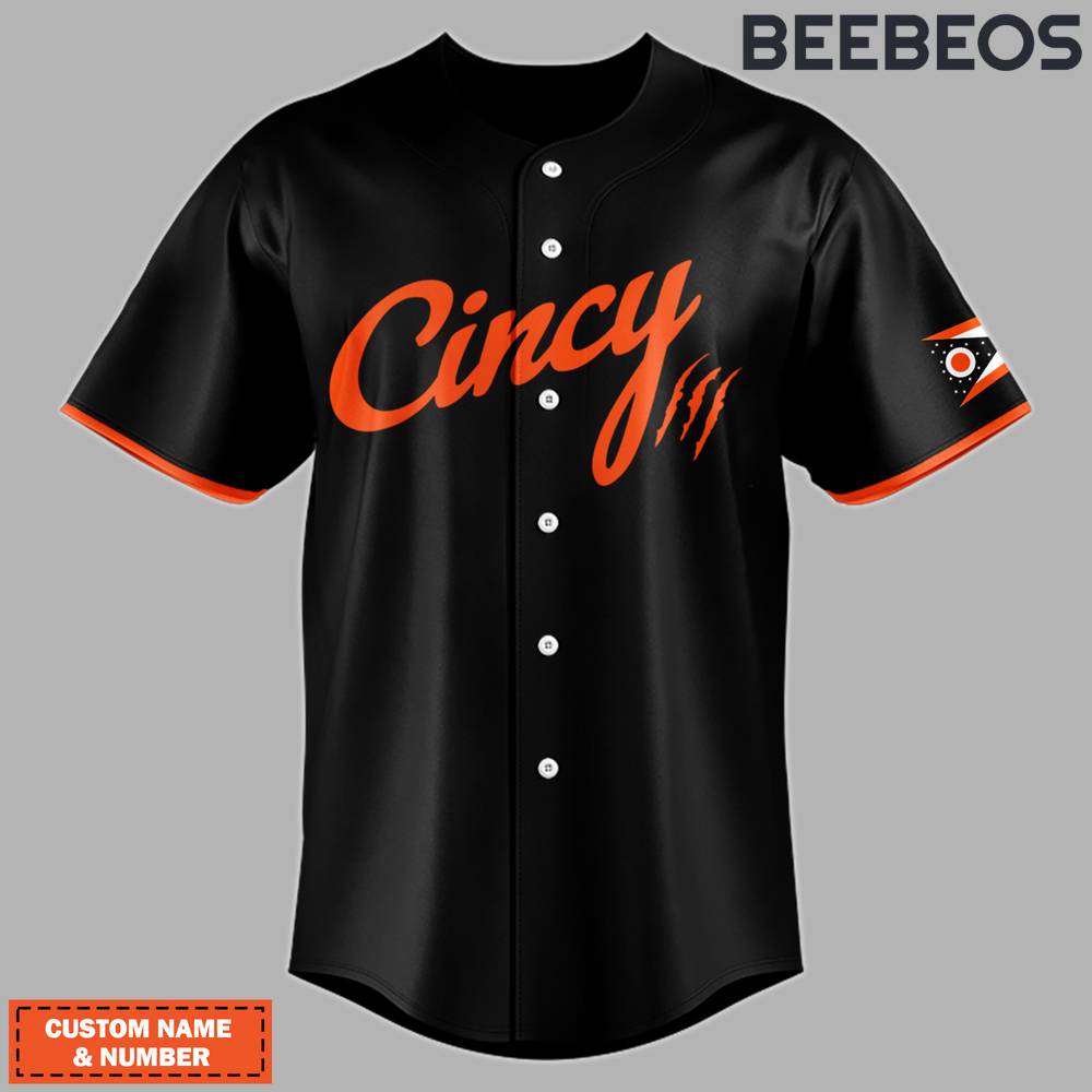 Cincinnati Bengals Cincy Baseball Jersey