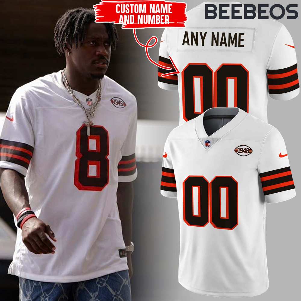 Cleveland Browns x Nick Chubb Batman Football Jersey